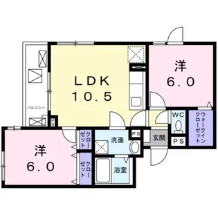 東京都目黒区上目黒4【マンション】の間取り