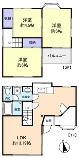 千葉県八千代市大和田新田【一戸建】の間取り