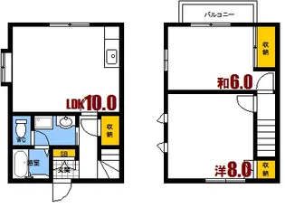 広島県広島市南区向洋新町2【一戸建】の間取り