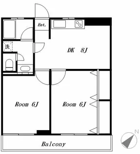東京都新宿区下落合1【マンション】の間取り