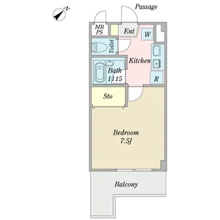 コートアモール E3【2階】の間取り