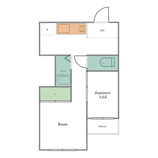 ルル北馬込【2階】の間取り