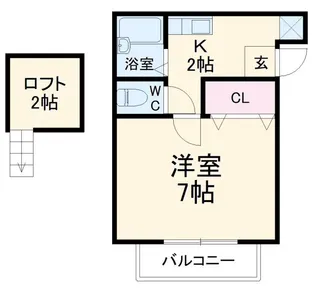 グリーンペア970【1階】の間取り
