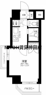 プレール東神田【4階】の間取り