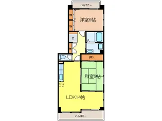 アズマビル【2階】の間取り