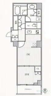 コスモリード奥沢【1階】の間取り