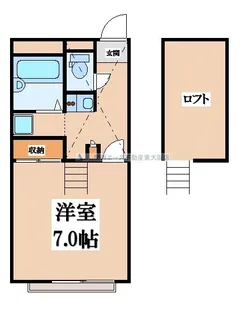 レオパレスブラウニー【1階】の間取り