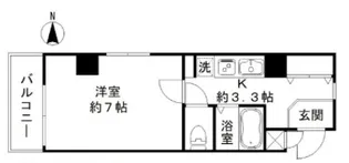 ベルメゾンエス【3階】の間取り