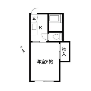 メゾンフォンテーヌA【2階】の間取り