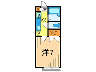 サニ-コ-ト瑞江【1階】の間取り