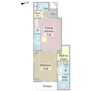 One Legacy【1階】の間取り