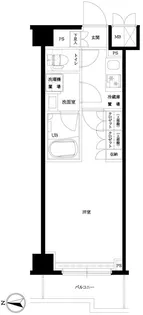 ルーブル武蔵新城六番館【4階】の間取り