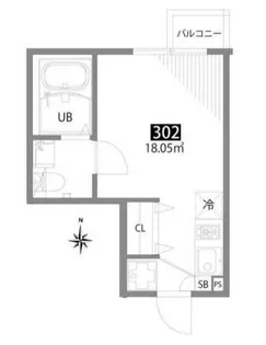 グランエッグス中野南台【3階】の間取り
