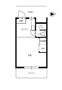 ホワイトメゾン学南1棟【1階】の間取り