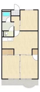 笛木第二マンション【3階】の間取り