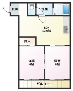 カトレアコーポ【2階】の間取り