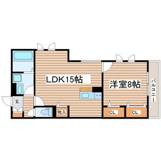 ミレ・パルク長町【3階】の間取り