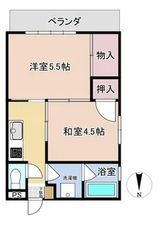 アパルトマン道明【2階】の間取り