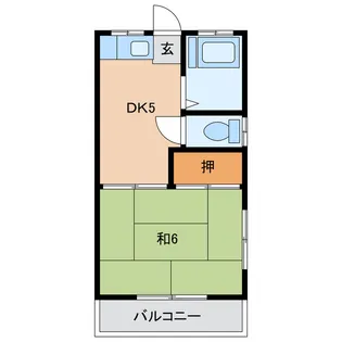 コーポラススズキ【1階】の間取り