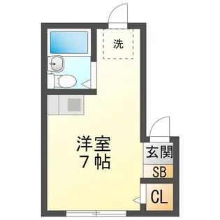 メゾンボザール【1階】の間取り