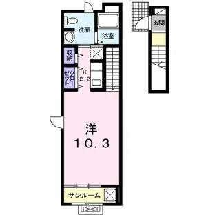 シンシア【2階】の間取り