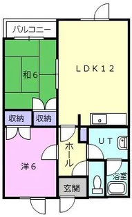 メゾンMー1【2階】の間取り