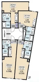 アーバンレーヴ西日暮里【2階】の間取り