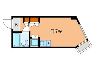 三越東中野マンション【7階】の間取り