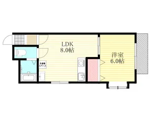 サンパレス新大阪【9階】の間取り