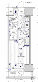 エスリード ザ・レガリア新栄PREMIER【3階】の間取り
