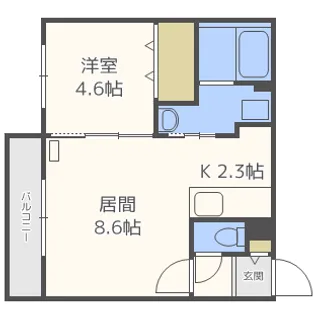 CIAFUL(シアフル)【3階】の間取り
