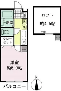 ステュディオK【2階】の間取り