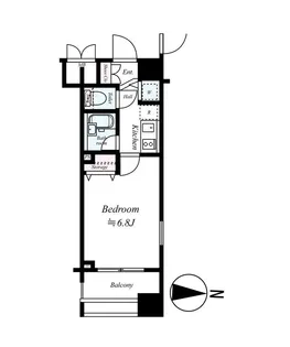 コンシェリア・デュー代々木公園【2階】の間取り