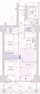 パークホームズ月島二丁目【4階】の間取り