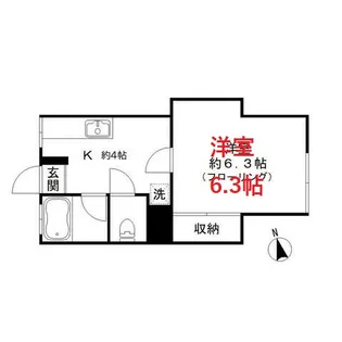 ハウス7【1階】の間取り