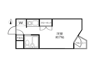 フェルテシモ田園調布【2階】の間取り
