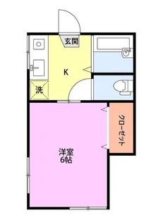 イヴリン【3階】の間取り