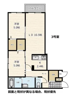 Partire新道東(パルティーレ新道東)【1階】の間取り