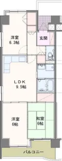 セントラルパレス【4階】の間取り