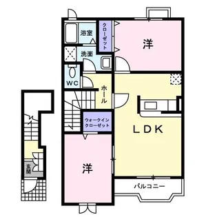 アルカンシエルB【2階】の間取り