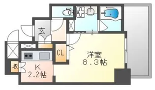 ラルステージ十日市【3階】の間取り