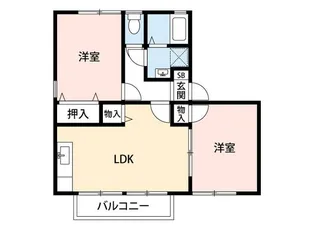 クレイモア B【2階】の間取り