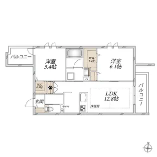 パストラル光が丘【2階】の間取り
