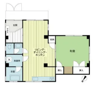 大嶋アパート【1階】の間取り