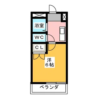 カメリアB【1階】の間取り