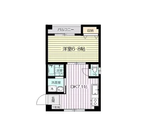 ブレス亀有【3階】の間取り