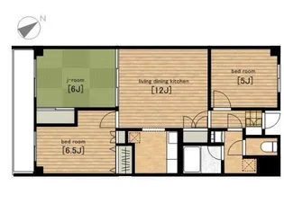 ヴェルデ久我山【1階】の間取り