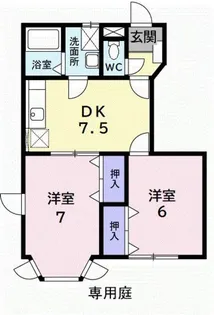 ドリーム宮久保II番館【1階】の間取り