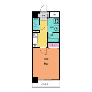 アイユー日比野【3階】の間取り