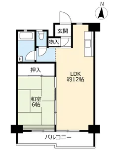 UR鳴海第二【11階】の間取り
